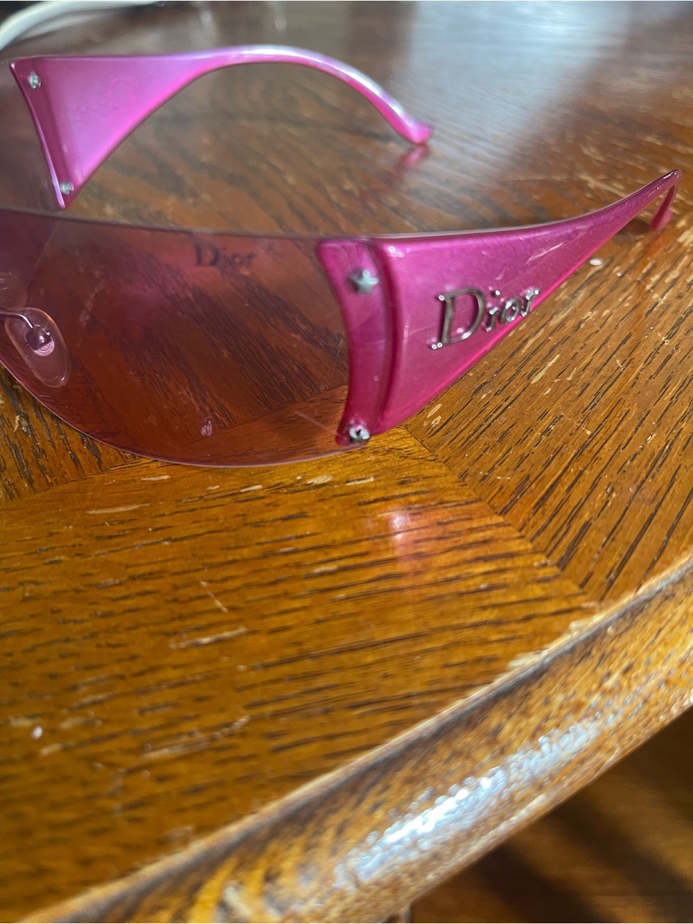 Dior Pink Gradient Shield Sunglasses - Picture 3 of 11
